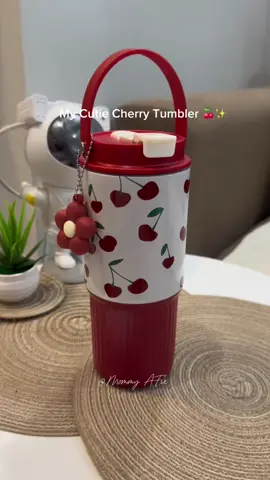 My Cute Cherry Thermos Cup Tumbler #cherrytumbler #thermostumbler #cherrythermostumbler #cutetumbler #highqualitytumbler 