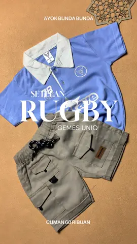 RUGBY BRAVEKIDS FASHION 🦋 #bajuanak #celanaanak #setelananak #ootdanak #bravekids 