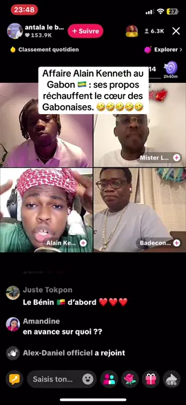 Affaire Alain Kenneth au Gabon 🇬🇦 : ses propos réchauffent le cœur des Gabonaises. 🤣🤣🤣🤣🤣#alainkennethmanager #tiktokbeninois🇧🇯 #tiktokgabon🇬🇦tiktok #generalehabibahendessi #pourtoii 