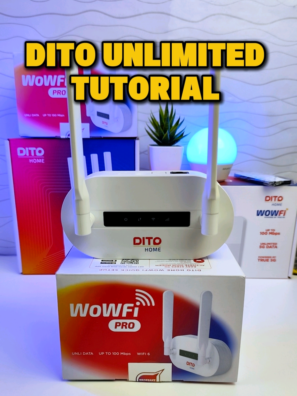 Replying to @soulreaper_15 Pano magamit yung free Unlimited 5G internet ng Dito home 5g wifi. #dito #dito5ghomewifi #ditohome5g #dito5gunlimited 