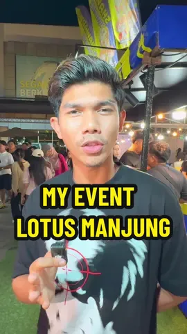 MY EVENT MEGA FOOD FEST DAH SAMPAI DEKAT LOTUS MANJUNG PERAK🔥 BAWAK MAI FAMILY AMPA SEMUA KAT SINI DAN JANGAN LUPA RAMAI BARISAN ARTIS YANG AKAN HADIR KESINI😍 ⏰17 - 21 SEPTEMBER 📌LOTUS MANJUNG, PERAK @MY EVENT #foodfest #Foodie #manjung #makanan #perak 