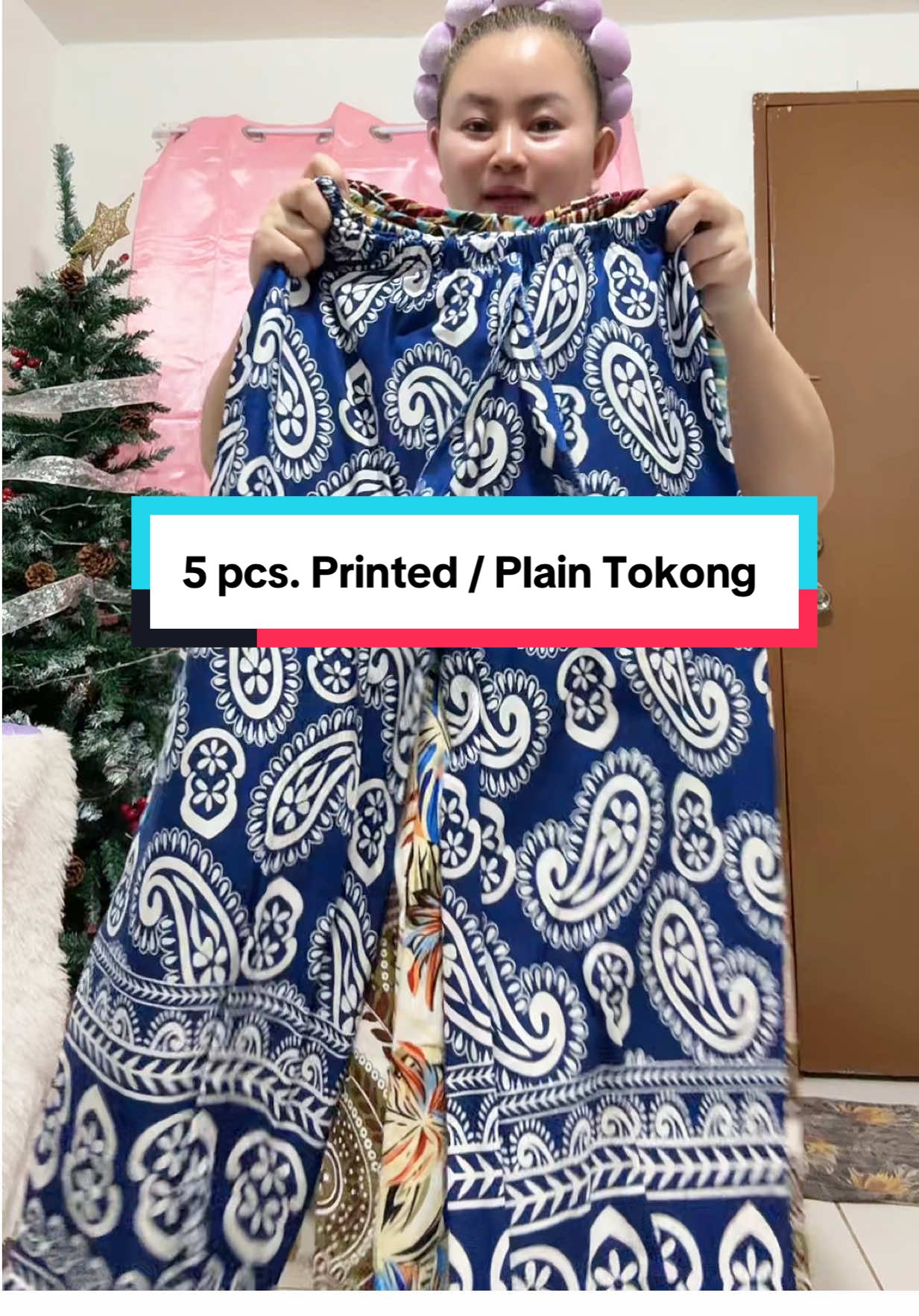 5 pcs. Printed / Plain Tokong Square Pants For Women #Tokong #pajama #womenswear #pants #pantsforwomen 