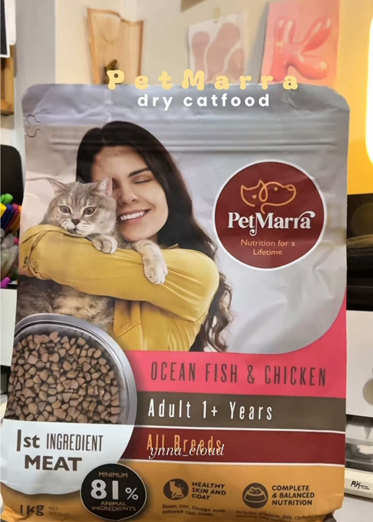 Bet na bet ng cats ko huhu 💛😍 #petmarracatfood #catfood #drycatfood 