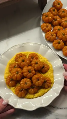 Мини-тыковки🎃 или ньокки из тыквы и батата  Подробный рецепт в тгк: ESMI  #pumpkin #gnocchi #тыква 