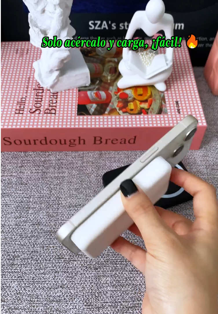 Miedo a quedarte sin batería? ⚡ Con esto, nunca más 🔋 #CargadorInalámbrico #CargaRápida #ImánFuerte #SiempreConectado #AccesorioMóvil #VidaTech #ViajeEsencial #TikTokCompras