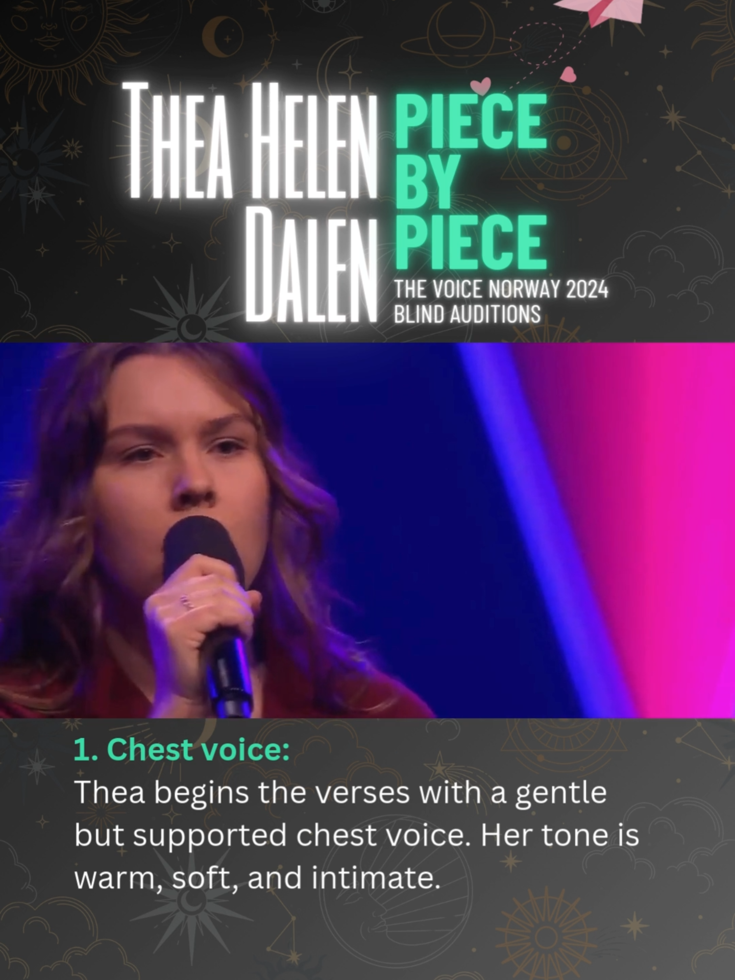 Thea Helen Dalen - Piece By Piece (Kelly Clarkson) - Blind Auditions - The Voice Norway 2024 #piecebypiece #theahelendalen #kellyclarkson #vocals #vocal #vocalshowcase #liveperformance #thevoice #blindaudition #knockout #immortalsong #battles #lovesong #lovesongs #Love #thevoicenorway