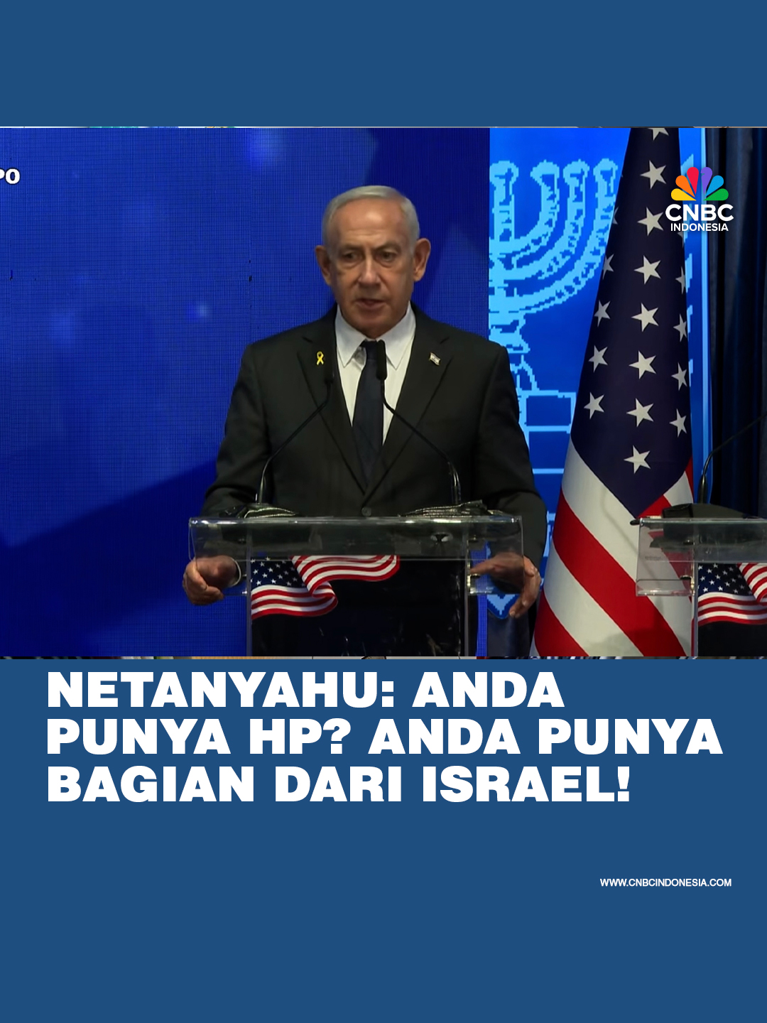 Perdana Menteri (PM) Israel Benjamin Netanyahu memberi pernyataan mengejutkan soal telepon seluler (ponsel) alias handphone (HP). Ini ditegaskannya ketika menerima delegasi Menteri Luar Negeri Amerika Serikat (AS) Marco Rubio, di Yerusalem. 