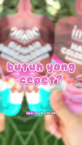Butuh yang sat-set? 🚀 Ini dia 👉 IMAC Hair Color Shampoo ✨ 🖤 2 varian warna: Natural Black & Dark Brown 💸 Mulai Rp10.000-an ⏱️ Cukup 15 menit 🌿 Bebas amonia, ada menthol + Vitamin E ✨ Rambut langsung smooth & shine Sat-set, murah, hasil maksimal! 💆‍♀️ #IMAC #IMAChaircolor #RambutSehatBerwarna #NoAmonia #NoDrama  