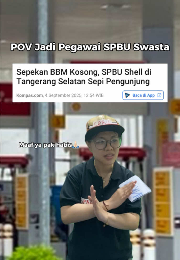 Sejumlah SPBU swasta di Jakarta tampak sepi, setelah pasokan BBM jenis bensin kosong selama beberapa pekan terakhir. Beginilah kira-kira yang dirasakan para pekerja di SPBU swasta. Semoga kondisi segera membaik, tetap semangat ya mas dan mbak! Content Creator: Jessica Emmanuella Produser: Yuna Fikry #sketch #bbm #spbu #infojakarta #infojabodetabek