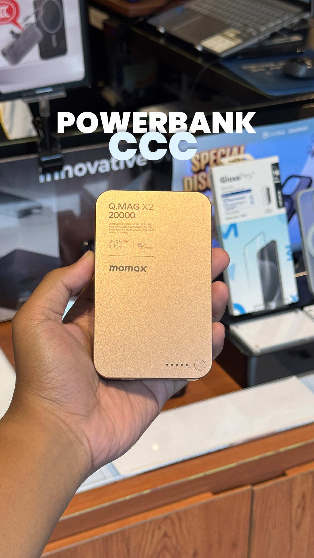 Akhirnyaaa nemu powerbank yag dicari cari di keranjang kuning!