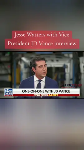 @Fox News @Jesse Watters with Vice President @J.D. Vance  interview #fyp #News #interview #VP #trending 