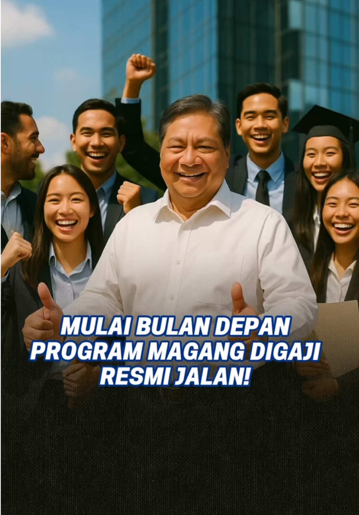Program magang bergaji resmi dijalankan bulan depan. Menko Perekonomian Airlangga Hartarto memastikan 20 ribu fresh graduate akan mendapat kesempatan magang dengan gaji setara UMP daerah masing-masing. Program ini berlaku di seluruh Indonesia, baik di perusahaan swasta maupun instansi pemerintah. Durasi minimal magang adalah 6 bulan, dengan syarat maksimal 1 tahun setelah lulus. Artinya, selain pengalaman kerja, anak muda juga mendapatkan penghasilan rata-rata Rp 3,3 juta per bulan. Airlangga menegaskan, skema ini menjadi bagian dari upaya pemerintah memperkuat link and match antara dunia kampus dengan dunia kerja. Saat ini, Kemenristekdikti sedang memfinalisasi teknis pelaksanaan agar bisa segera direalisasikan di kuartal IV 2025. Program ini juga diharapkan jadi jalan keluar bagi fresh graduate agar tidak menganggur setelah lulus, sekaligus mendukung target pertumbuhan ekonomi nasional. #airlanggahartarto #freshgraduate #infomagang #infoloker #beritaterkini 