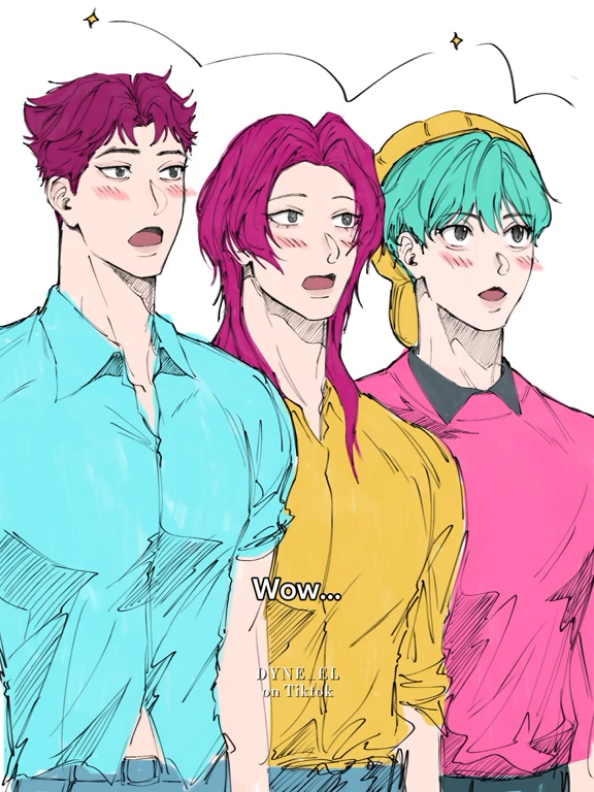 he just wanna eat some human souls 😔 #kpopdemonhunters #sajaboy #digitalart #fanart #drawing 