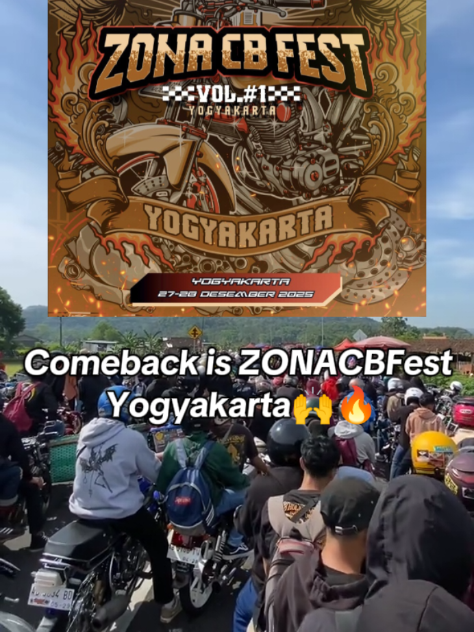 sound is comeback🔥 zonacbfest vol.1 Yogyakarta 27 - 28 Desember 2025 #zonacb #zonacbfest #zonacbfestival #acaracb #infoacaracb 