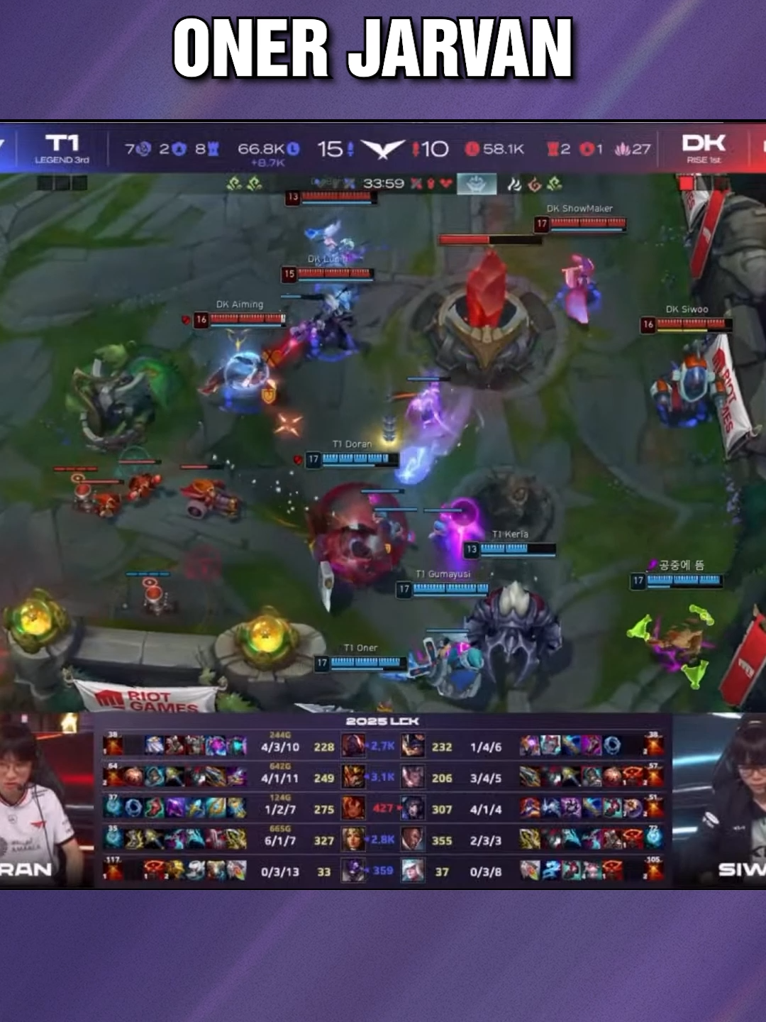 Pentakill dành cho Oner #ForOneLegacy #onlive