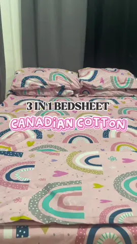 3in1 fully garterized Canadian Bedsheet | #canadianbedsheets #bedsheet #garterized #3in1bedsheetswith2pillowcases 