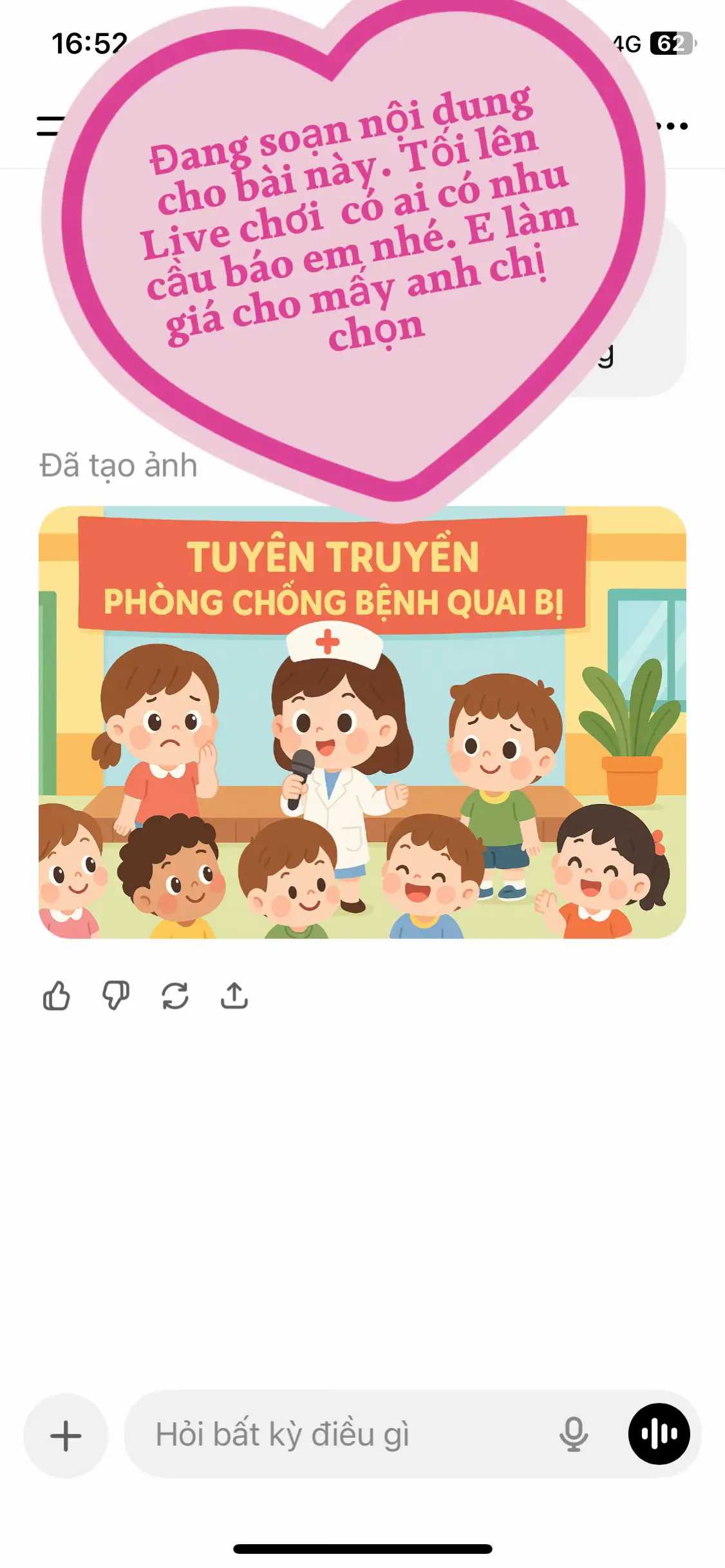 Làm bài tuyên truyền xin đừng xin, ai có nhu cầu hướng dẫn cách làm thì tối gặp nhé