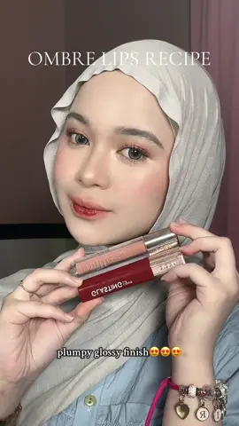 Ombre Lips😍😍 @Wardah Beauty #LipCreamViralWardah #Wardah #WardahLipCream  #OmbreLips  #LipCream