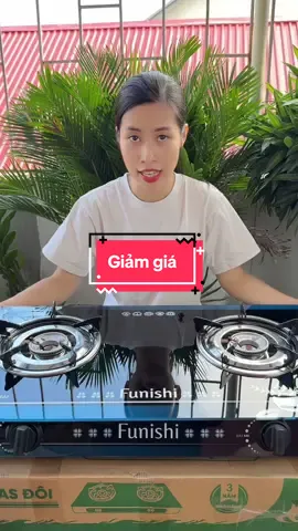 Trả lời @Hương Bếp gas đôi mặt kính Funishi xịn xò, kính xanh cường lực, hoa văn sang trọng, chân kiềng chắc chắn #hangxinhtuoi68 #bepgasfunishi  