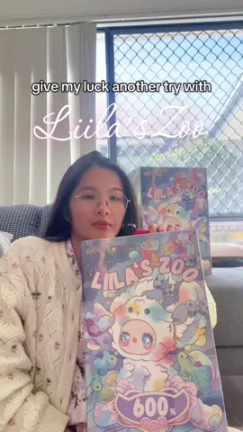 Testing my luck again with Liila’s Zoo 600% 💞✨ I have not been so lucky with them lately 😬 #liilazoo600 #liilalukycat #blindboxaddict #nommiblindbox #plushies 