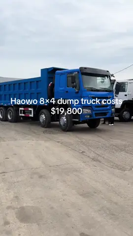 Howo 8✖️4 dump truck, three major pumps in the country, 371 horsepower, in test drive, waiting for the acceptance of friends in Ghana 🇬🇭 🥳 #special vehicle manufacturer #dumping engineering vehicle #Africa #export