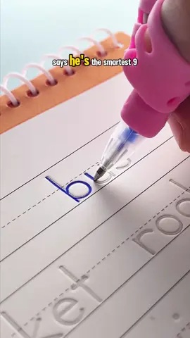 This kid now has the best handwriting in the entire school—all thanks to this grooved writing notebook!#tiktokshopbacktoschool#timetome #handwriting #schoolsupplies #MomsofTikTok 