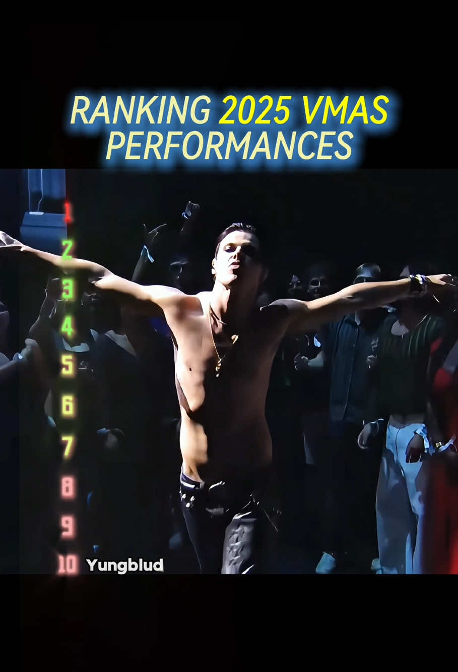 Ranking 2025 VMAs Performances #fyp #100m#showtime#music #fyp  