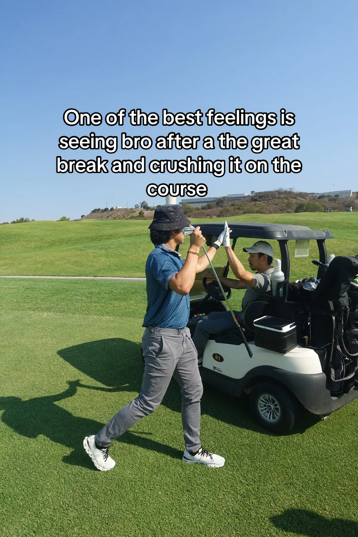 Seeing your bro after a long period of time