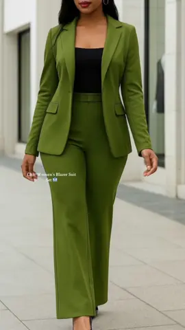 Power and elegance in one look ✨ #womensuits #businesscasual #twopieceset #officeoutfits #streetstylechic 