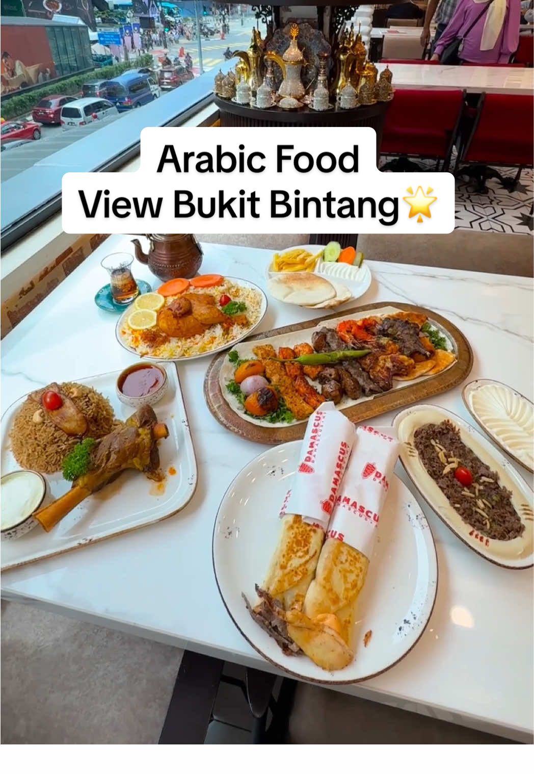 favourite Arabic Food 😚 📍 Damascus Bukit Bintang Corner of Jalan Bukit Bintang,  111, Jln Sultan Ismail, Bukit Bintang, Kuala Lumpur (Beside Wolo Hotel) ⏰ 8am - 4.30am (daily) #juneythefoodie #MakanLokal #bukitbintang 