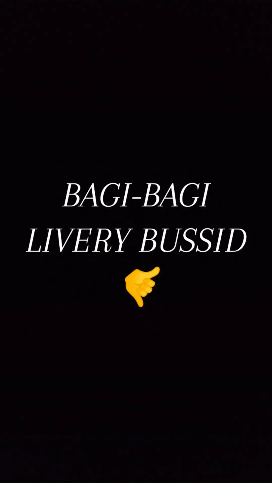 #nih ambil aja #liverybussid 🤙😝🤘