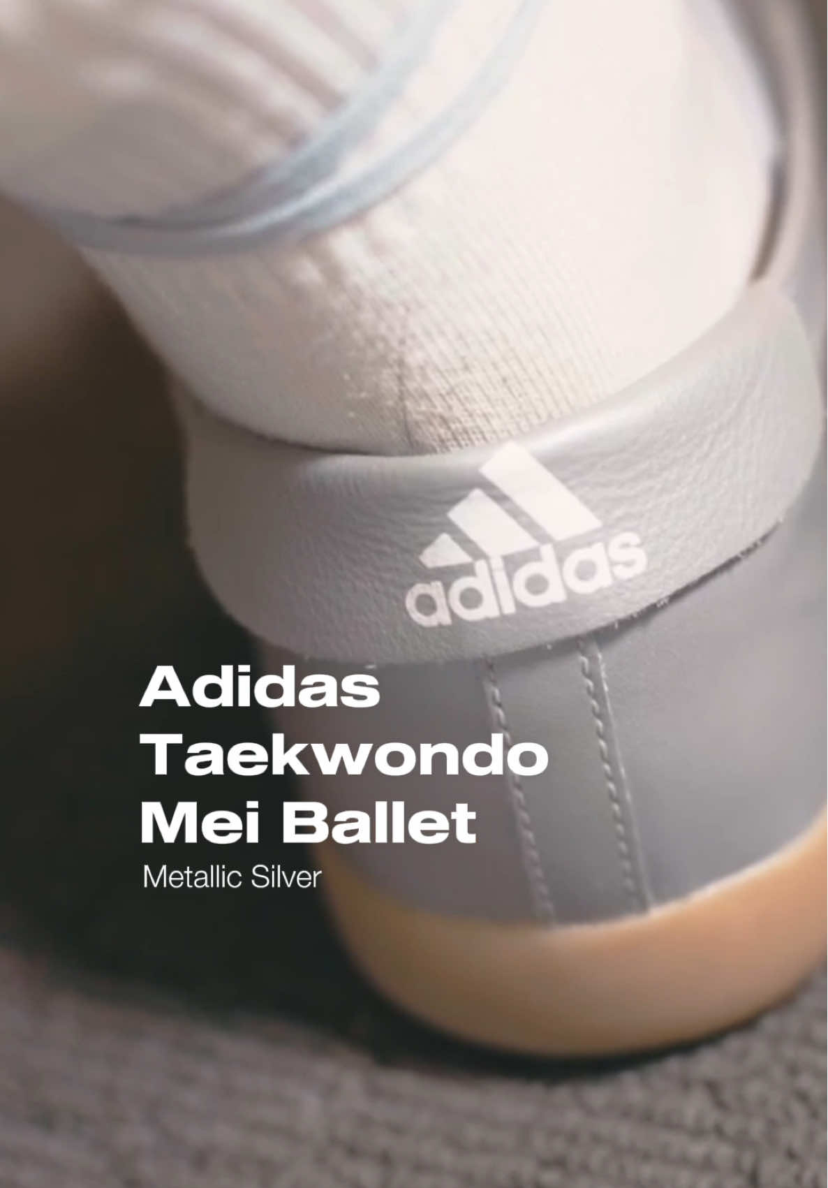 finally got a silver ballet shoes from @adidas 🫶🏻 #adidas #balletflats #flatshoes #taekwondomei #fashiontiktok 