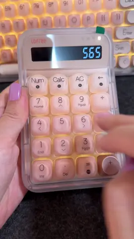 The most beautiful calculator I have ever seen#mechanicalkeyboard #lofree #lofreekeyboard #unboxing 