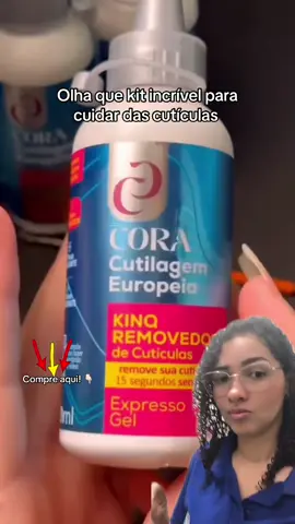 Kit removedor de cutícula! #unha #unhasemgel #cuticula 