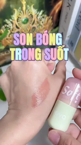 【Mua 1 tặng 1】Son Bóng Tinh Chất trong suốt trên băng. Xinh yêu lắm ạ. #sonbong #sonbongtrongsuot #soft #sonbongdep #sonbongli 