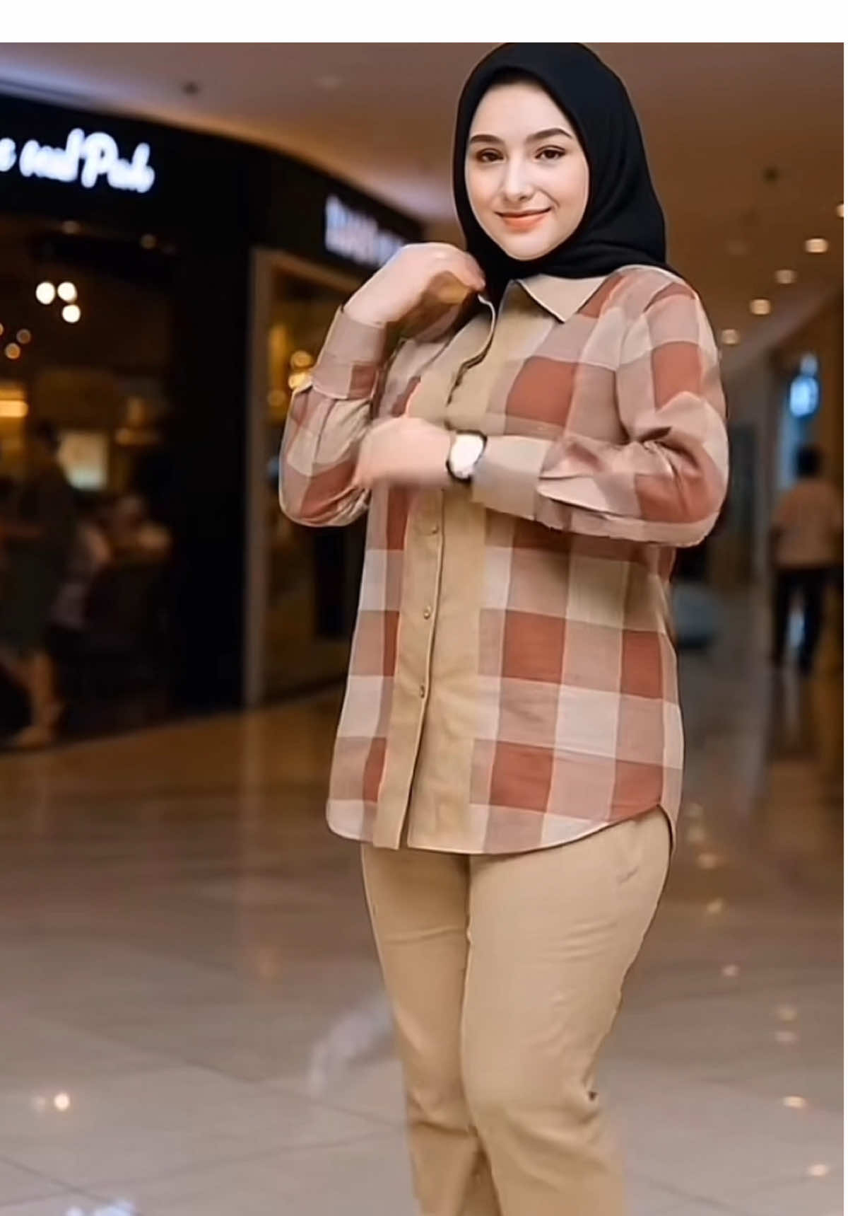 Stacy set. Setelan kemeja dan celana cutbray #fyp #setelanwanita 