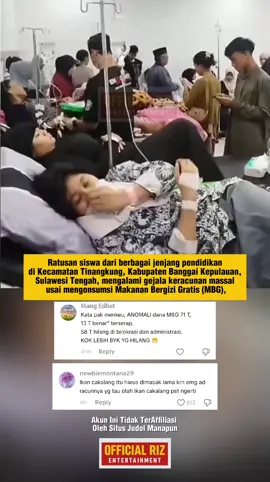 Ratusan siswa di Sulteng mengalami keracunan Makanan bergizi Gratis (MBG) #mbg #keracunan 