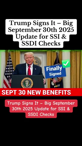 🚨 Big Social Security news! President Trump just signed the Social Security Enhancement Act of 2025 and it could mean MORE money in your pocket starting 2026. From higher SSI asset limits to faster SSDI approvals and better COLA increases – this changes EVERYTHING. 💰 Don’t miss out on how it affects your next check! #SocialSecurityUpdate #SSI #SSDI #RetirementBenefits #MoneyTips