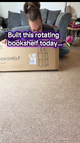 Just built this rotating bookshelf and I’m honestly obsessed 🤩 It saves so much space, holds way more than expected, AND it spins easily so you can grab anything with a quick turn! Perfect for books, decor, kids’ toys … literally anything.  Grab yours and thank me later! #storage #tiktokmademebuyit 