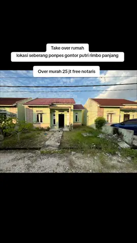 Bismiilahiirahmaniirahiim Take over cepat lokasi seberang ponpes gontor putri rimbo panjang  2 kamar tidur 1 kamar mandi Dapur mini Air bersih bebas banjir Padat penduduk 10 menit dari kampus UIN Legalitas SHM Angsuran 1.076.000/bln Akad oktober 2018 Full terbayar 5 tahun Pernah ambil penangguhan 2 tahun Tenor 15 tahun Over murah 25 jt free notaris Minat wa okta/085247215315 #overkreditrumah  #jualrumah  #pekanbaru  #pku  #pkucity 