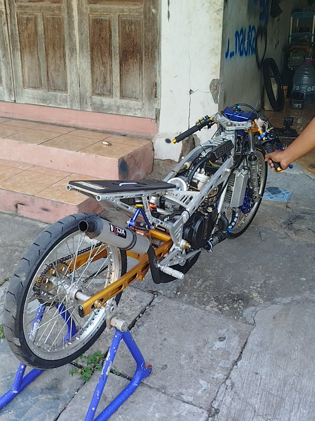 Knalpot KDX Ninja FFA SuperKobra #kdxexhaust #twostroke #drag #2tak #ninja 