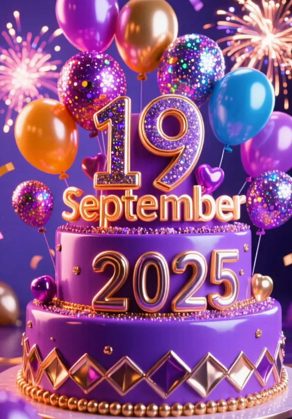 Birthday Template 19 September 2025 #birthday #happybirthday #happybirthdaytoyou #ulangtahun #hbd 