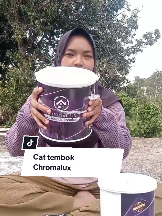 wahh pertama kali banget beli cat tembok secara online😁 Rekomendasi banget guyss👌#cattembok #chromalux #ModalKontenDoang 