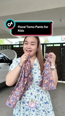 Floral Terno Pants for kids #ternopants #ternoforkids 
