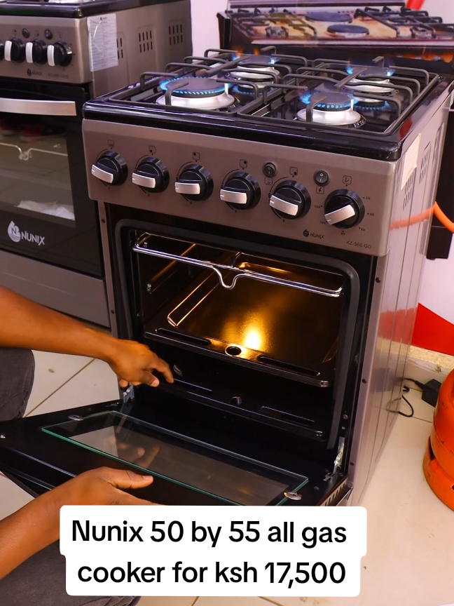 Cook like a pro with the Nunix 50x55 All Gas Cooker – ONLY Ksh 17,500! 🍲✨ ✅ 4 powerful gas burners ✅ Spacious gas oven for baking & roasting ✅ Compact 50x55 design – fits any kitchen ✅ Reliable & energy efficient 📞 Call/WhatsApp: 0111051120 / 0700588885 🌐 Shop online: www.patazone.co.ke Visit us: 📍 RNG Plaza, 6th Floor, Ronald Ngala Street – Nairobi 📍 Nysis Plaza, Ground Floor, Uhuru Street – Thika #NunixCooker #GasCookerKenya #KitchenDeals #AffordableAppliances #Patazone