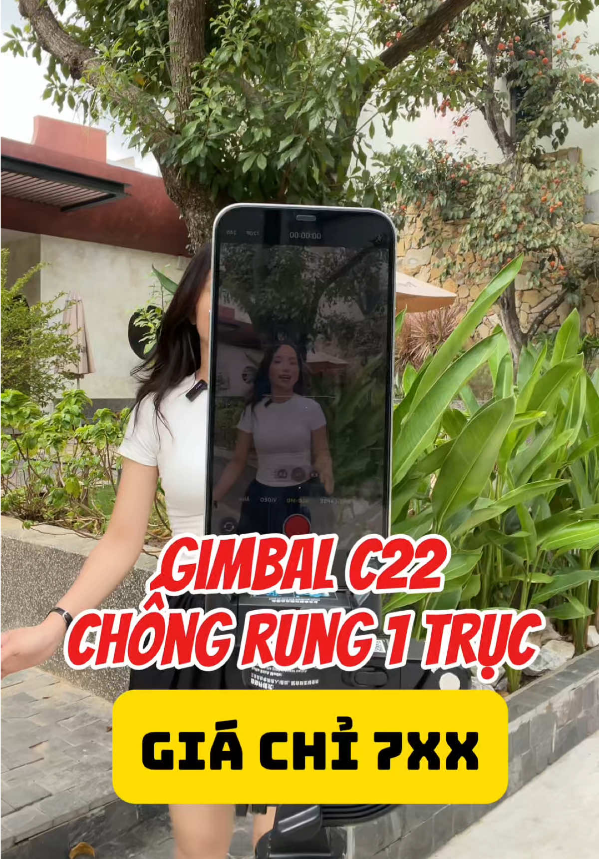 Gimbal C22 quay nhận diện không cần tải app #gaychupanh #gimbal #gimbalchongrung #gimbalc22 #q18 