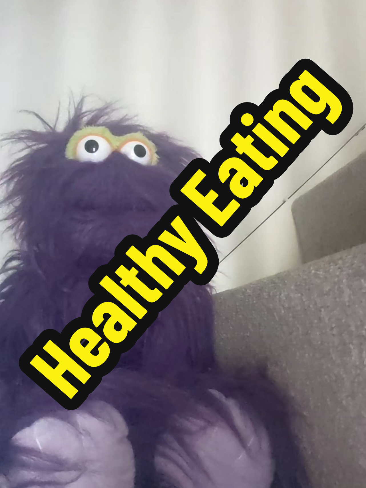 Sign me up! #periwinklefuzzymonster #fyppppppppppppppppppppppp #ventriloquist #healthyeating 