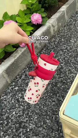 Bình giữ nhiệt của nhà CIVAGO dễ thương xĩu 🤩#lygiunhiet #binhgiunhiet #civago #binhgiunhietcivago #xuhuong 
