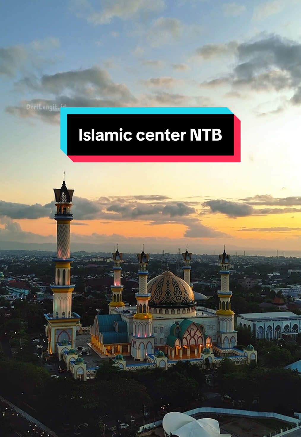 Masjid terbesar di NTB❤️ - Islamic center Jasa dokumentasi Drone Lombok  #jasadronelombok #jasadronedarilangit #islamiccenterlombok