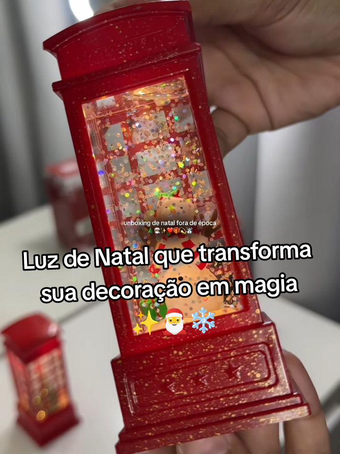 Essa luminária de Natal é um charme puro! 😍 Seja Papai Noel ou Boneco de Neve, ela deixa a casa mais aconchegante e iluminada para as festas. 🎄✨ 👉 O link está no comentário, corre antes que acabe! #DecoracaoNatalina #LuzDeNatal #AchadinhosShopee #natal2026 6 #CasaAconchegante